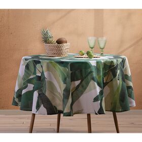 Τραπεζομάντηλο 180x180cm Βαμβάκι nef-nef tropicana green 035106