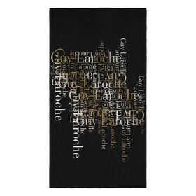 Πετσέτα Θαλάσσης 175x100cm Βαμβάκι guy laroche velour printed 2103 -  golden