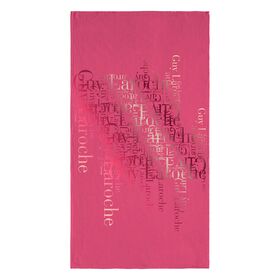 Πετσέτα Θαλάσσης 175x100cm Βαμβάκι guy laroche velour printed 2103 -  Φούξια