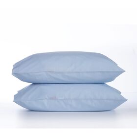 Ζεύγος Μαξιλαροθήκες 52x72cm Βαμβάκι nef-nef basic - 1216 light blue 011712