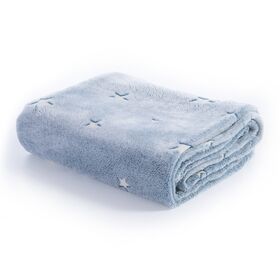 Παιδική Φωσφοριζέ Κουβέρτα fleece Μονή 160x220 nef-nef homeware interstellar denim 100% polyester