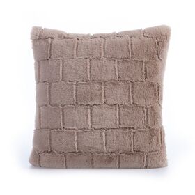 Διακοσμητικό Μαξιλάρι Γούνινο 45x45cm polyester nef-nef elements barlow - beige 034056