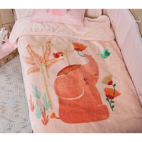 Βρεφική Κουβέρτα Αγκαλιάς 75x100 nef-nef homeware indonesia salmon 100% polyester