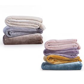 Κουβέρτα Βελουτέ Μονή 170x220cm Πολυεστερας nef-nef duvets & blankets collection loft - 1206 honey g