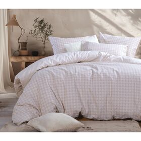Παπλωματοθήκη Υπέρδιπλη Σετ 3τμχ. 240x230cm Βαμβάκι nef-nef smart line module - ecru 036301