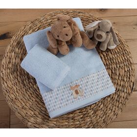 Σετ Βρεφικές Πετσέτες 2τμχ 30x50/70x140 nef-nef homeware favorite toys l.blue 100% Βαμβάκι
