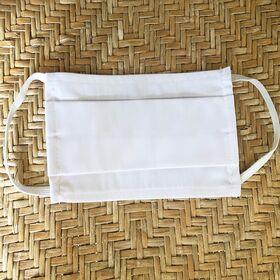 Μάσκα Βαμβακερή one size melinen white