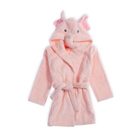 Βρεφικό Μπουρνούζι Με Κουκούλα no2 nef-nef homeware indonesia pink 100% Βαμβάκι