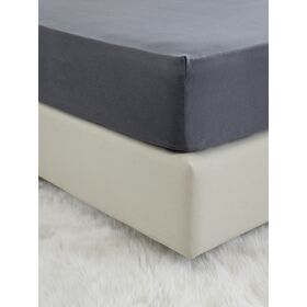 Σεντόνι Υπέρδιπλο με Λάστιχο - Tender Dark Gray Nima Home