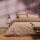 Σετ Σεντονια Μονα (λ) Cassio Beige Casual Line (100x200+32)(λ) 170x270 (λ)