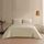 Σετ Παπλωματοθηκη (3 Τεμ.) Satin Υπερδιπλη Bella Beige (225x245) 225x245