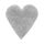 Παιδικό Χαλί Light Grey Shade Heart 160x160