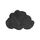 Παδικό Χαλί Feathery Black Cloud 100x145