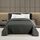 Κουβερλι King Size Renzo Anthracite/grey (260χ240)