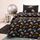 Σετ Παιδικά Σεντόνια Μονά 170x270 melinen kids line planet black 100% Βαμβάκι