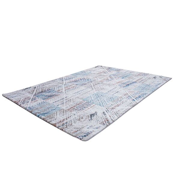 Χαλί Monza 8070/110 Εκρού Μπεζ Μπλε Ρόμβοι - 2,30x2,80 Colore Colori