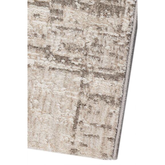 Χαλί Aperia 590-096 Καμβάς Μπεζ-Γκρι - σετ (0,70x1,50)x2 0,70x2,20 Colore Colori