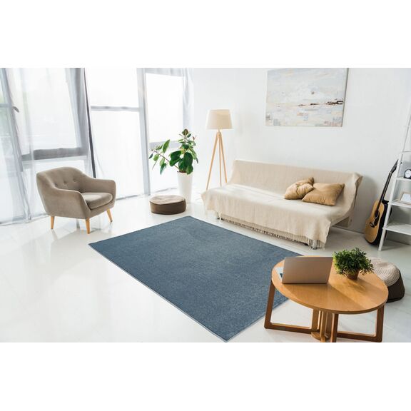 Μοκέτα Μπλε ραφ Barbados 81 - 1,40x2,00 Colore Colori