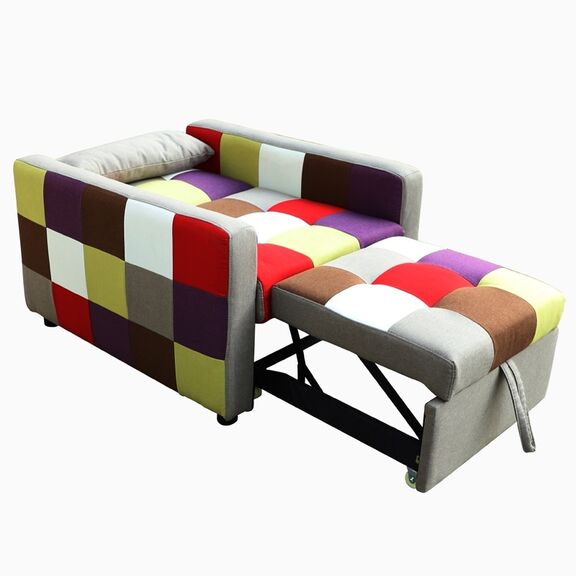 Magic Patchwork Υφασμα Πολυθρονα/κρεβατι 85χ103εκ.