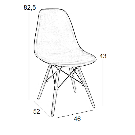 Loft Καρεκλα Black(σ4)pp