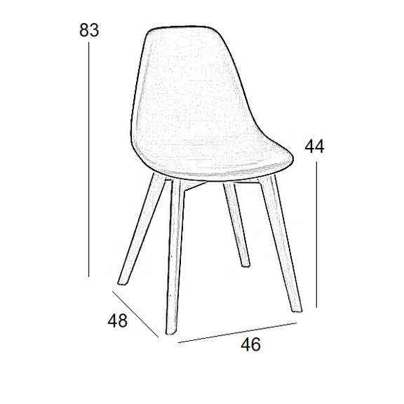 Loft Plus Καρεκλα Grey(σ4)pp