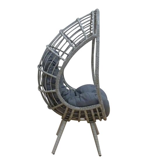 Nest32 Junior Ανθρακι 80χ68χ138εκ. Πολυθρονα Μεταλλικη