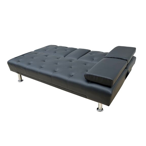 Rest Black pu Καναπες-Κρεβατι 168x88εκ.