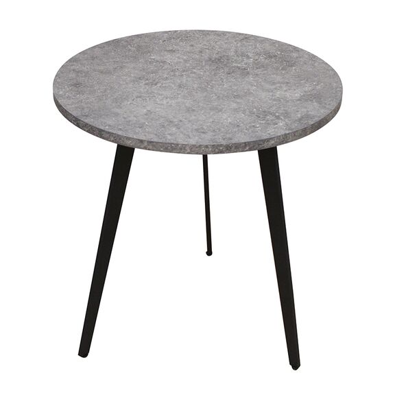 Melody Concrete mdf Φ50χ50εκ. Τραπεζι Σαλονιου