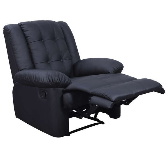 Scarlet Relax Πολυθρονα Μαυρο pu