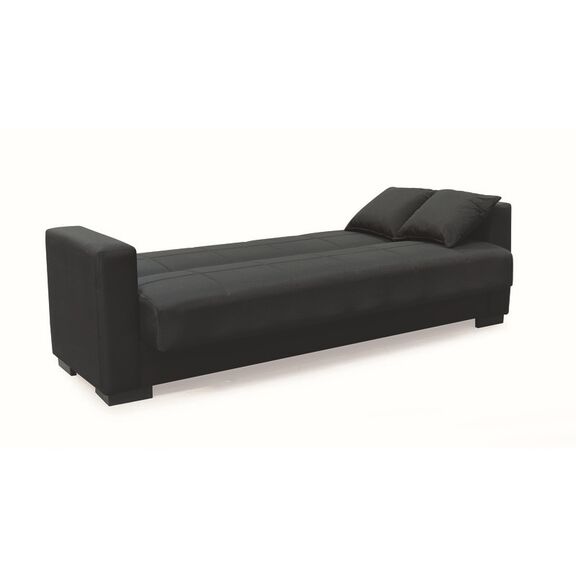 Rover Black Υφασμα 3θεσιος Καναπεσ/κρεβατι με Αποθ.χωρο 210x80εκ.