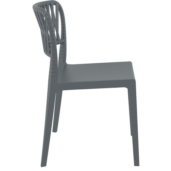 Portofino Dark Grey Καρεκλα Πολ/νιου