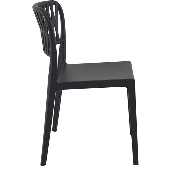 Portofino Black Καρεκλα Πολ/νιου