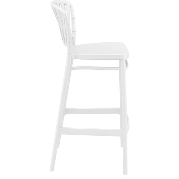 Portofino 75εκ. Σκαμπο White Πολ/νιου
