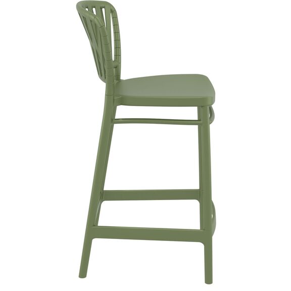 Portofino 65εκ. Σκαμπο Olive Green Πολ/νιου