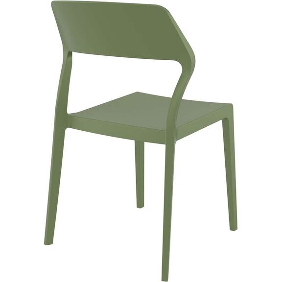 Snow Olive Green Καρεκλα Πολ/νιου