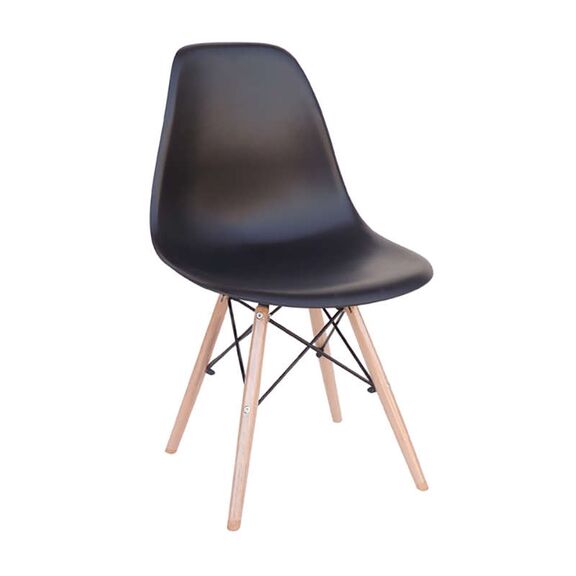 Σετ Τραπεζαρίας Loft Black Randy 5τμχ 120χ80x72εκ.