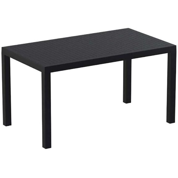 Σετ Τραπεζαρίας 5τμχ Ares Loft Black 140χ80χ75εκ.