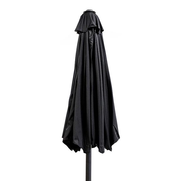 Ομπρελα Φ.230 Black Αλουμ.8ακτ.16χ26 Ιστος 1φ.48χ2mm