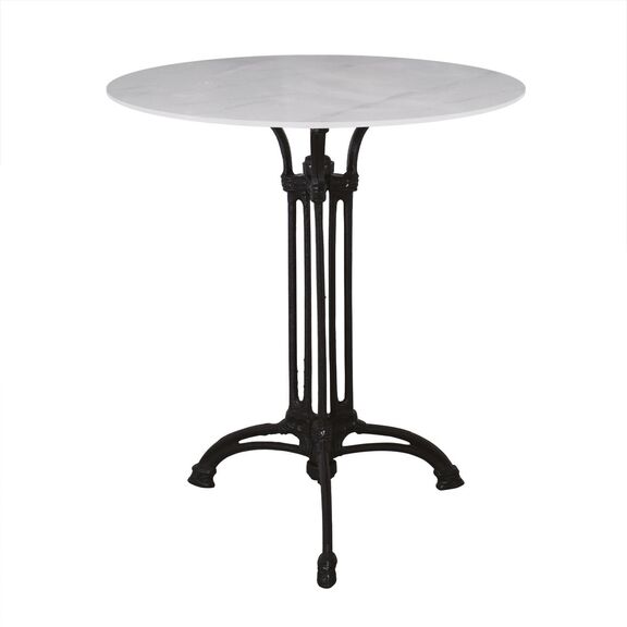 Τραπεζι Sintered Stone-Μαντέμι Τρίνυχο, Επιφάνεια 11mm Απόχρωση White Marble