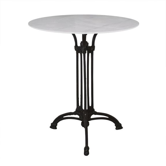 Τραπεζι Sintered Stone-Μαντέμι Τρίνυχο, Επιφάνεια 11mm Απόχρωση White Marble