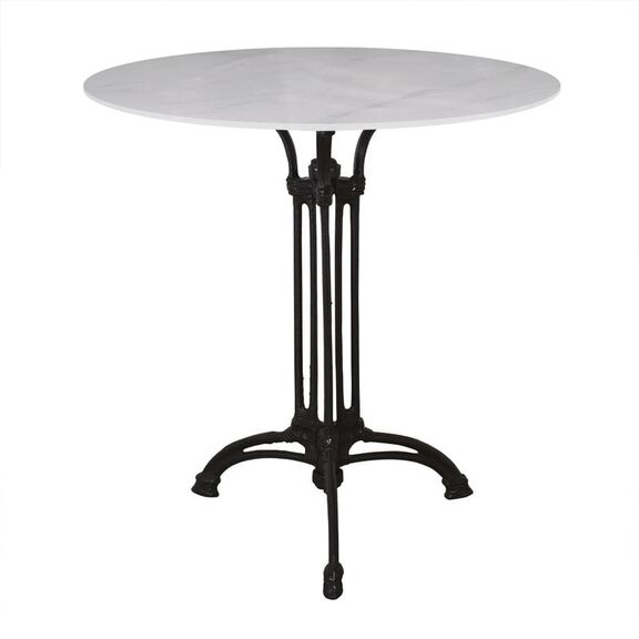 Τραπεζι Sintered Stone-Μαντέμι Τρίνυχο, Επιφάνεια 11mm Απόχρωση White Marble