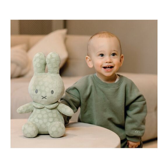 Λούτρινο από Βελουτέ Ύφασμα 30cm Πράσινο Miffy