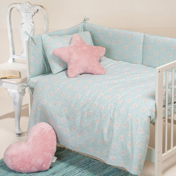 Πανα Αγκαλιας Mini Stars Aqua Baby Line 85x85