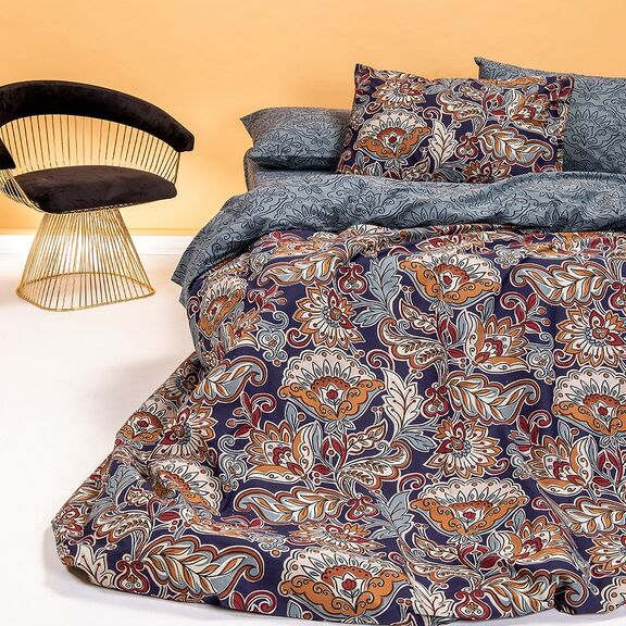 Παπλωματοθηκη Μονη Sinclair Blue Ultra Line 160x245