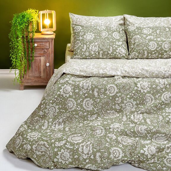 Σετ Σεντονια Μονα Lora Olive Casual Line 170x270