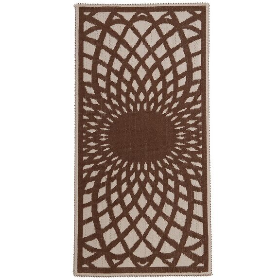 Χαλι Διαδρομου Kaleidoscope Brown 70x140