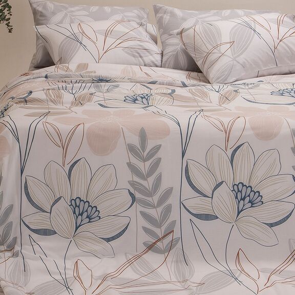 Σετ Σεντονια Μονα (λ) Lullaby Beige Ultra Line(λ) 170x270 (λ)