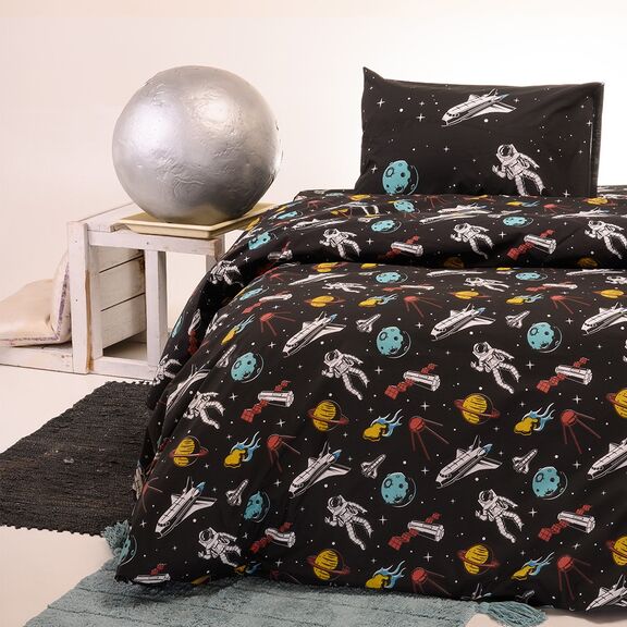 Σετ Σεντονια Μονα Planet Black Kids Line 170x270