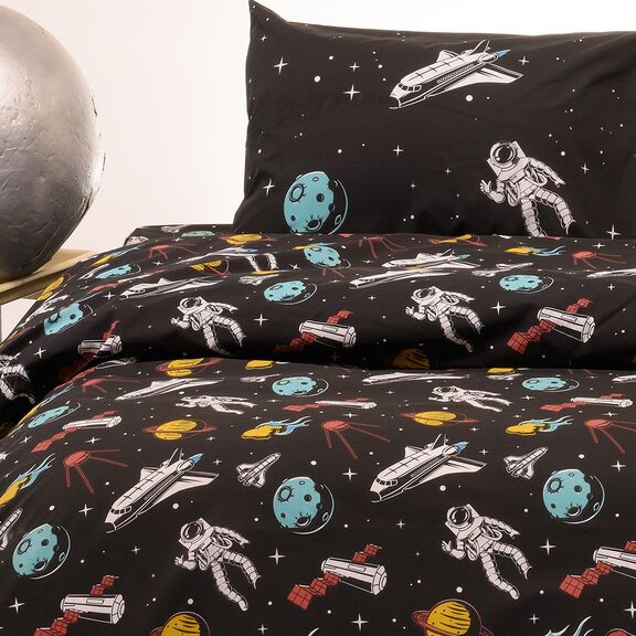 Σετ Σεντονια Μονα Planet Black Kids Line 170x270