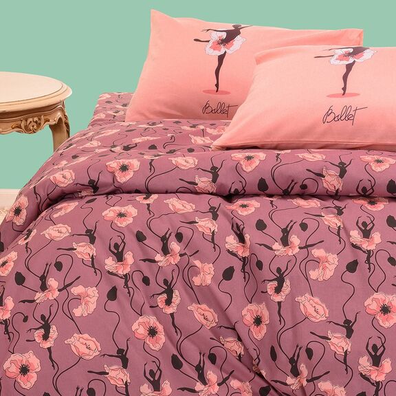 Σετ Σεντονια Μονα Dance Mauve Kids Line 170x270